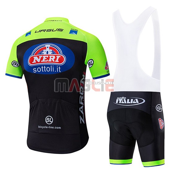 Maglia Neri Italia Manica Corta 2019 Verde Nero